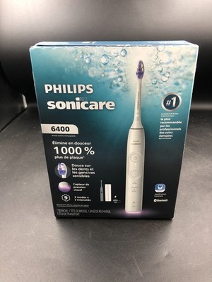 Philips Sonicare 6400 Electric Toothbrush - White - HX7410/04 - New, Sealed 