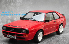 NOREV 1:18 100 Audi Sport quattro 1985 Alloy Diecast Model Display Hobby Toy Red