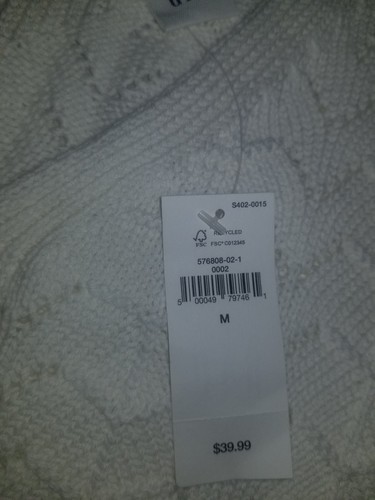 GAP White Sweater Tank Top Women Brand New - Picture 4 of 7