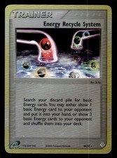 Pokemon TCG EX Dragon #84/97 Energy Recycle System Reverse LP+ (Scratches)