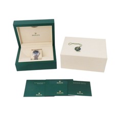 ROLEX Datejust 31 31mm Stainless Steel 18K White Gold Bright Blue Dial 278274 12