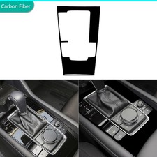 Piano Black Central Console Gear Shift Panel Cover Trim For Mazda 3 Axela 20-24