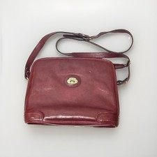 Vintage Etienne Aigner Burgundy Leather Shoulder Bag - Classic Oxblood