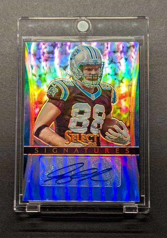 GREG OLSEN Auto 2013 Select Signatures Gold Prizm SSP /10