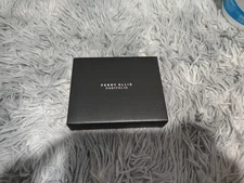 Perry Ellis Portfolio Men's Genuine Leather Card Case Brown Wallet MSRP $ 42.50