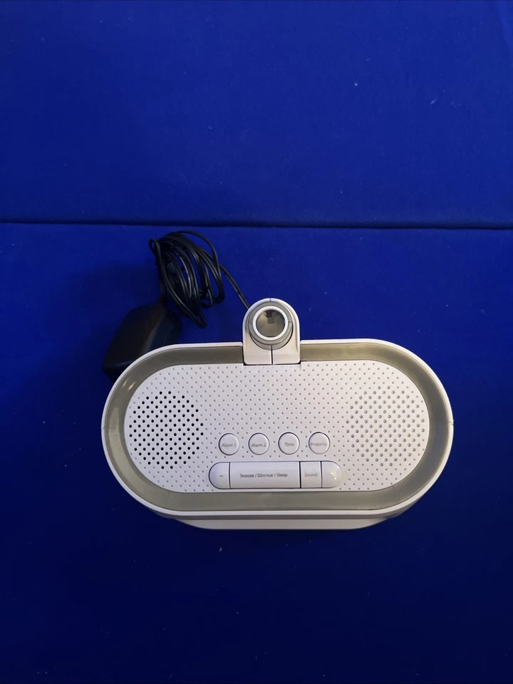 Sharp Projection Alarm Clock Soothing Nature Sleep Sounds Dual Alarm SPC585 - Image 2 of 4