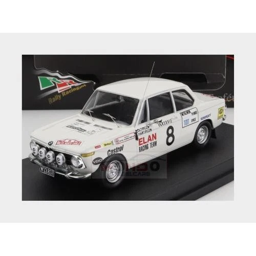 1:43 TROFEU Bmw 2002 Ti #8 Rally Montecarlo 1971 Poltinger Hartinger TRRFR60 - Immagine 2 di 2