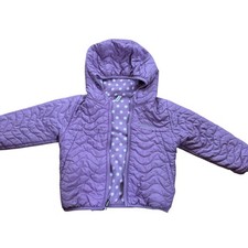 Columbia Girls Puffer Puffer Reversible Fleece Lined Winter Jacket - Size 3T