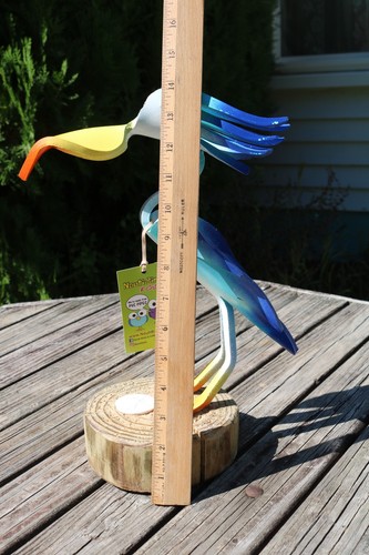 Statua Nauti Birds & Critters "Breeze" The Pelican fatta a mano PVC fatta a mano USA - Foto 3 di 14