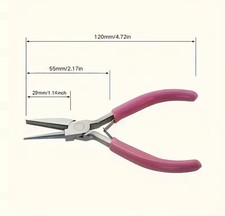 5" Round Concave Pliers   Precision Wire Loop Tool for Jewelry Making  Diy Use