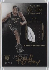 2015 Panini Noir Color Rookies 72/99 Rondae Hollis-Jefferson #250 Patch Auto 1u6