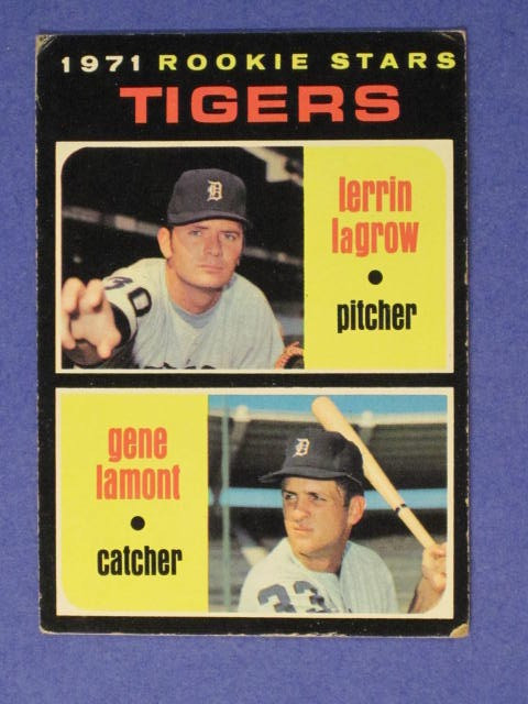 Topps #39 / 1971 Rookie Stars: Detroit Tigers - Lerrin LaGrow / Gene Lamont