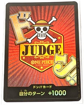 One Piece Card Don Card Official Judge Promotion Japanese DHL | eBay