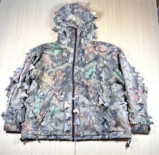 Vintage Cabela's Hunting Jacket Mens Large Multicolor Camo Realtree Logo Hooded