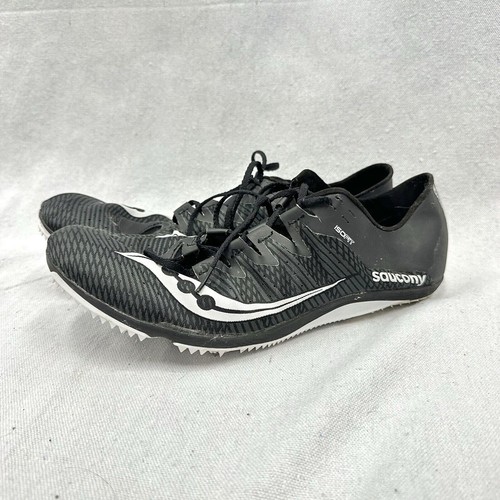 Saucony XC/TnF Men's Endorphin 2 Track Shoe, Size US 11 Euro 45 Black/White - Picture 2 of 19