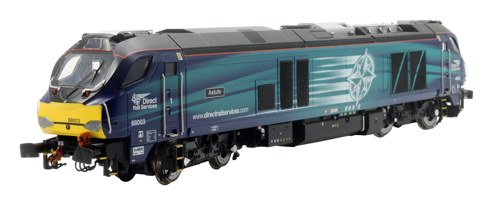 DAPOL OO GAUGE 4D-022-008 DRS CLASS 68 68003  'ASTUTE' DIESEL LOCO *DCC FITTED*