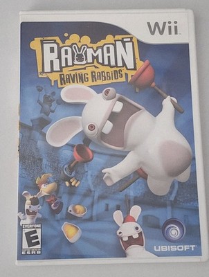 Rayman Raving Rabbids Nintendo Wii Complete W/Manual 