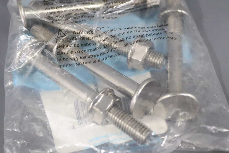 Juego de pernos de acero para escalera de escalón de repuesto para piscina Swimline HydroTools 87907 Foto 3 de 3