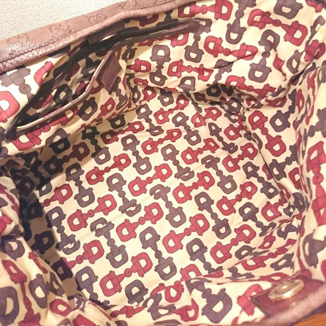 Gucci G.G Leather Tote Bag Women's Luxury Authentic Used Size 24x33x16 thumbnail 7