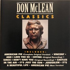 DON MCLEAN-CLASSICS CD (AMERICAN PIE/VINCENT)