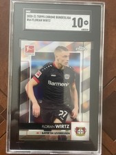 2020-21 Topps Chrome Bundesliga Florian Wirtz #64 (RC) Rookie SGC 10