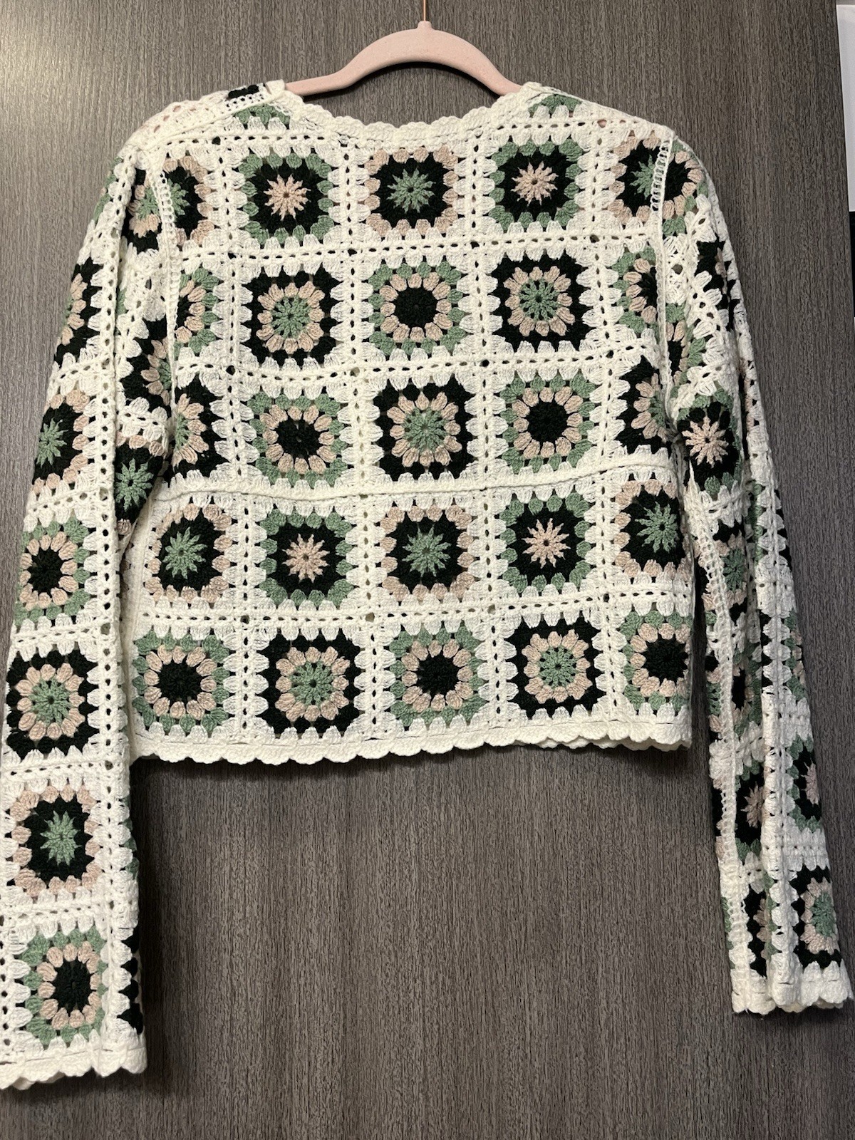 Franchesca’s Patchwork Crochet Women’s Cardigan S… - image 4