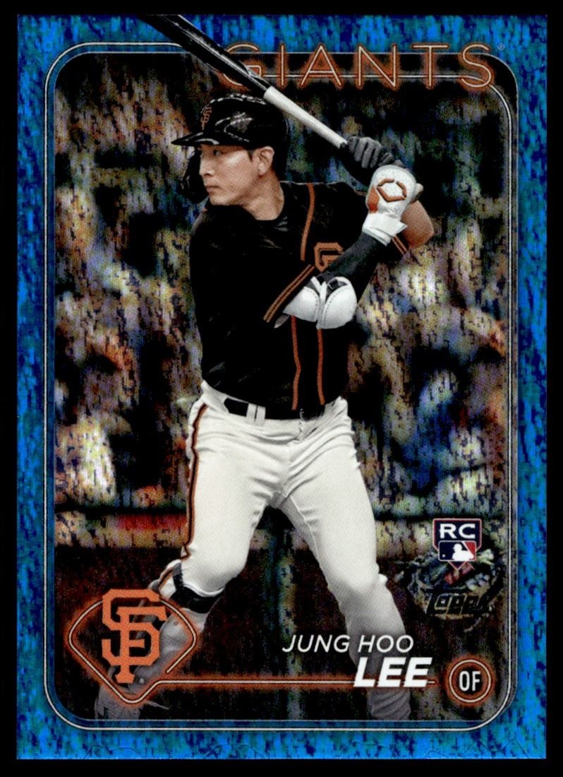 2024 Topps Blue Holofoil Jung Hoo Lee Rookie /999 Giants #691 C70