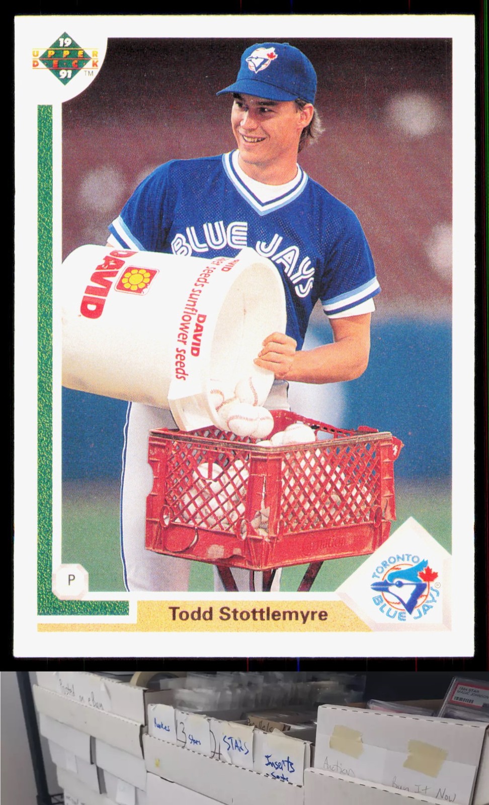 1991 Upper Deck #257 Todd Stottlemyre Funny Card - JL