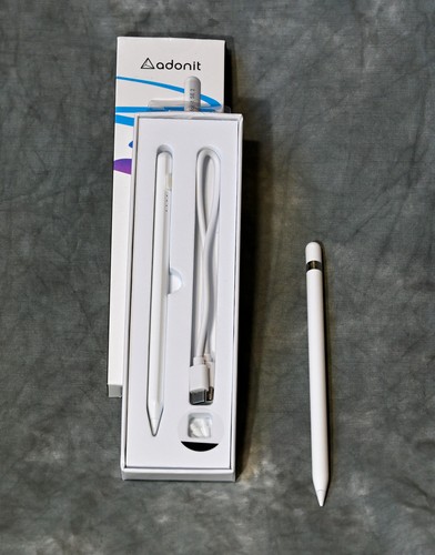TWO Apple Stylus - Apple Pencil 1st Gen A1603 and ADONIT SE2for late gen. iPads