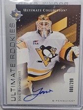 2024/25 Ultimate Collection Joel Blomqvist Rookie Auto #/299 Pittsburgh Penguins