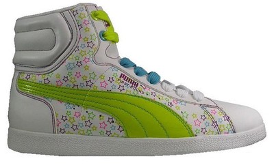 PUMA First Round Star Wn´s Mädchen Damen Sneaker Grösse 37,5 / 4,5  Schuhe Weiss