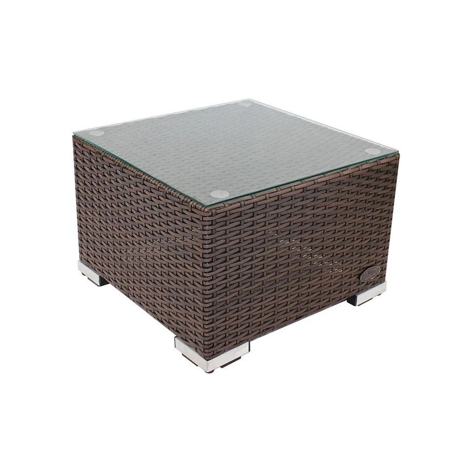 WOW Rattan Beistelltisch Tisch Polyrattan Sonnenliege