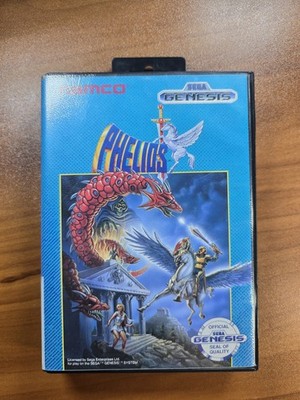 Phelios (Sega Genesis, 1988) CIB Complete w/Manual & Hang Tab Tested