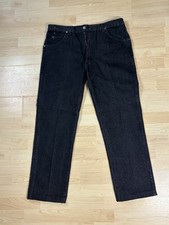 Wrangler Rugged Wear Men's Black Straight Denim Jeans 5-Pocket Design