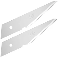 Pack of 2 Stainless Steel Replacement Blades for L Shape Craft Knife