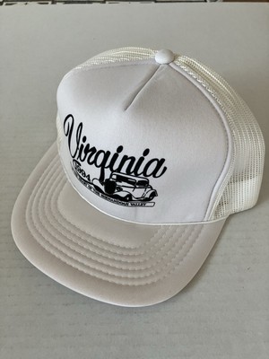 NOS Hat Mesh Snapback B&W Classic Car Collectors Harrisonburg VA Young An Hat Co