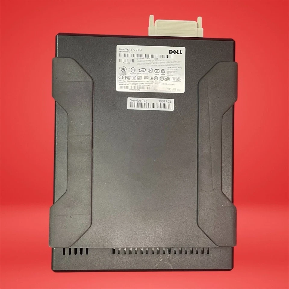 Dell PowerVault LTO-3 LTO-3-060ext  Ultrium SCSI External Tape Drive Black - Image 3 of 4