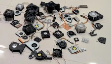 Lot of fans and heatsinks, 20+