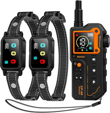AI Dog Shock Collar 2 Dogs 10-120Lbs - 3300FT Dog Training Collar with Remote,