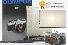 Perfect Finder Near MINT Olympus OM-1 OM1 Film Camera 50mm f1.4 Lens From JAPAN
