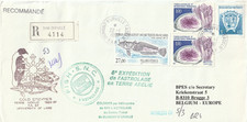 Belgium - Antarctic registered cover from Cold Enzymes 1996-97 (Terre Adelie)
