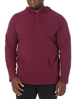 Amazon Essentials Herren Thermo-Kapuzenpullover Burgunderrot