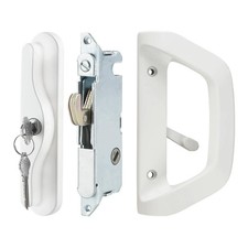 Sliding Door Lock and Handle Set with Key for Sliding Glass Door Lock, Fits D...