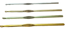 BOYE Crochet Hooks: Sizes 1-F, 1-H, 2-I's, 6 inches in length
