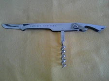 Vintage Almaden Vineyards San Jose, California Steel Corkscrew SCOF France