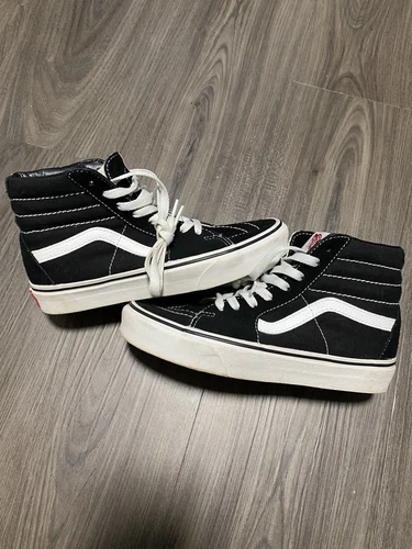 Vans HI Tops VANS Sk8 Hi Nero Donna Taglia 6 Uomo Taglia 4 5