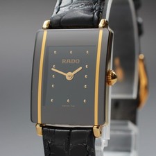 [Casi COMO NUEVO] RADO Diastar 153.0383.3 Reloj de cuarzo con esfera negra...