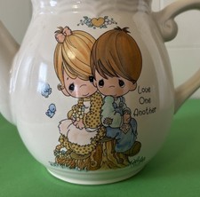 Love One Another “May Our Home Be Blessed…” Precious Moments 7” Tall Teapot