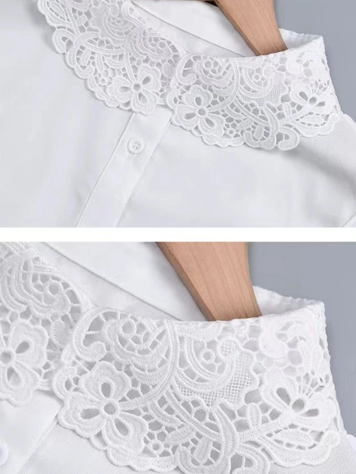 Estilo Chino Encaje Cuello Falso Princesa Mujeres Base Decoración Para Camisa Fiesta  Foto 4 de 4