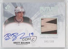 2011 SP Authentic Future Watch Limited 45/100 Brett Bulmer #271 Patch Auto l3b